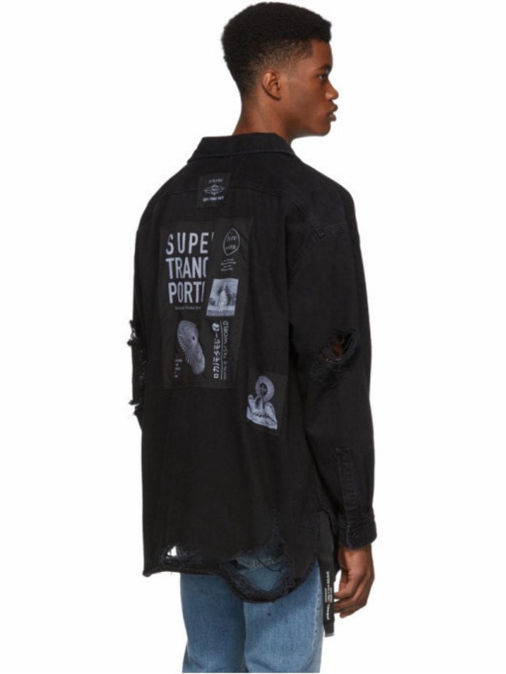 Diesel Black Denim D-Loren Jacket